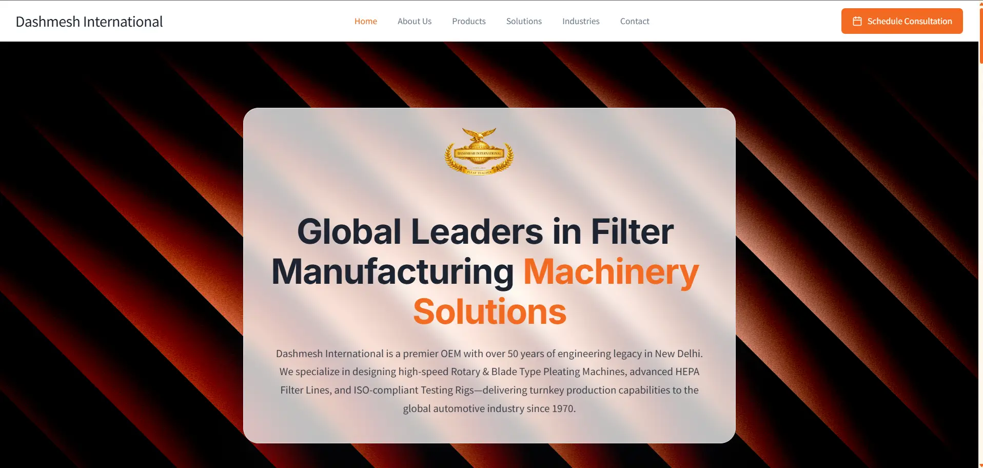 Industrial Workflow for Dashmesh International
