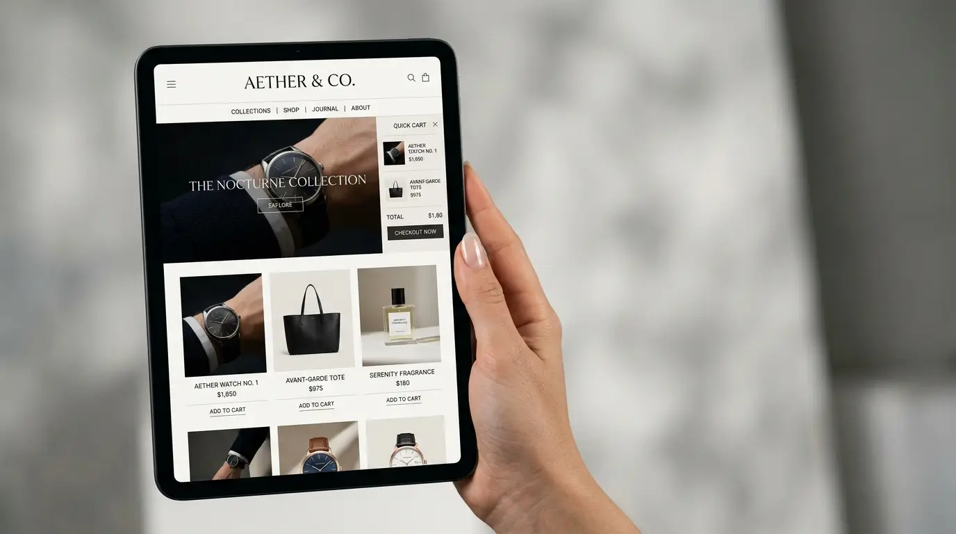 E-Commerce Storefront design
